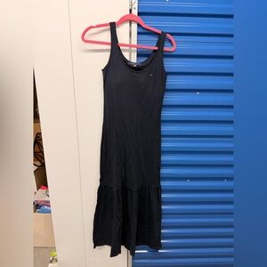 Tommy Hilfiger xs women’s navy blue sleeveless  Maxi Dress